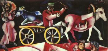 Marc Chagall : The Cattle Dealer